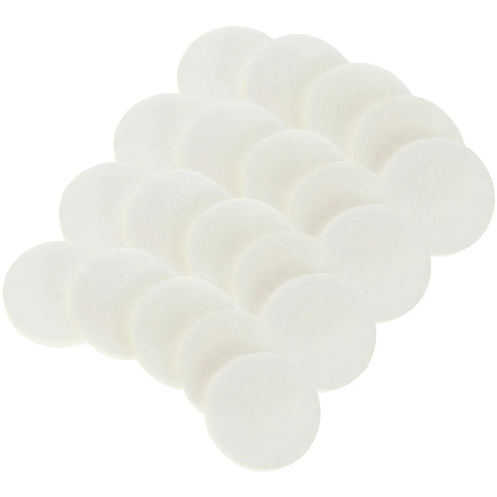 100 Pcs Mini Cotton Sheet Car Air Freshener Diffuser Aroma Locket Refill Aromatherapy Pads for Essential Oil