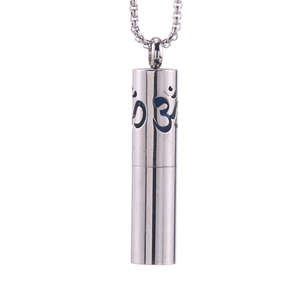 2023 New Aromatherapy Jewelry Necklaces Essential Oil Diffuser Stainless Steel Open Locket Aroma Scent Perfume Gift For Women