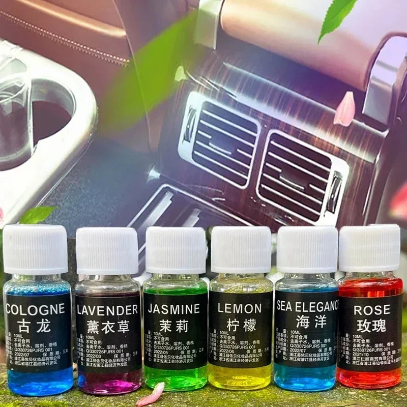 10ml Car Air Fresheners Perfume Refill Car Air Vent Perfume Replenishment Essential Oil Aroma Diffuser Fragrance Humidifier