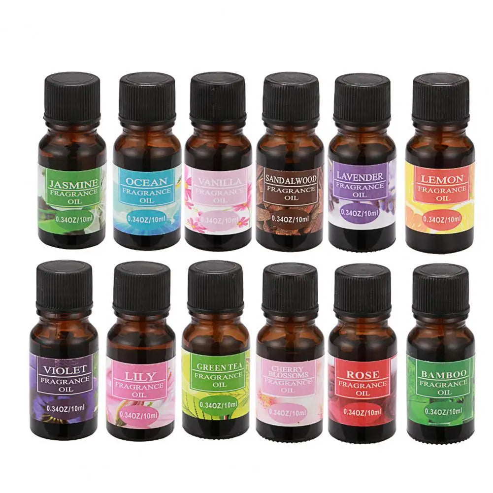 10ml Fragrance Oil Long Lasting Water Soluble Plant Extract Flower Natural Aromas Essential Oil for Diffuser 