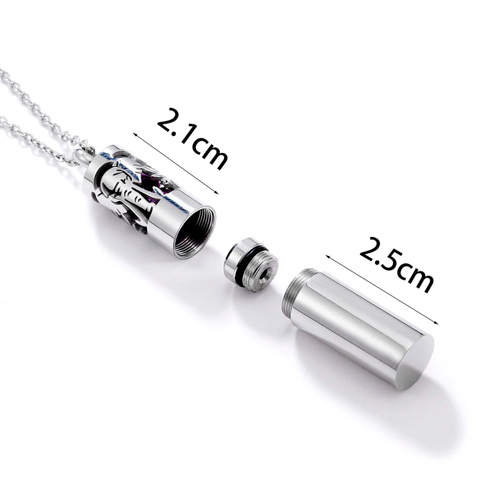 2023 New Aromatherapy Jewelry Necklaces Essential Oil Diffuser Stainless Steel Open Locket Aroma Scent Perfume Gift For Women