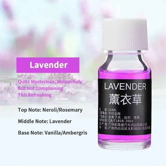 10ml Car Air Fresheners Perfume Refill Car Air Vent Perfume Replenishment Essential Oil Aroma Diffuser Fragrance Humidifier